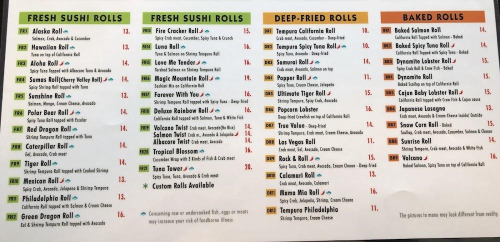 Nori Sushi & Teriyaki Menu image 4